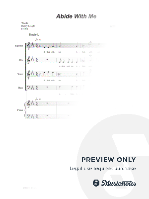 Abide With Me (SATB)