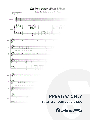 Do You Hear What I Hear? (2-part choir - (Soprano and Tenor)