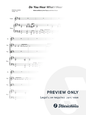 Do You Hear What I Hear? (Duet for Violin and Viola)