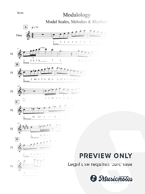Modalology Flute modal Scales Melodies &  Rhythms