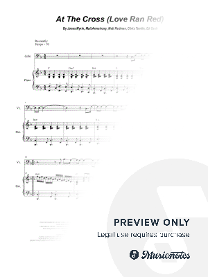 At the Cross (Cello solo and Piano) by Stephen DeCesare - Sheet Music