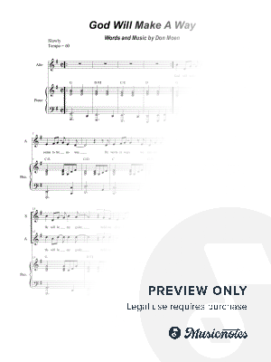 God Will Make a Way (2-part choir - (SA)