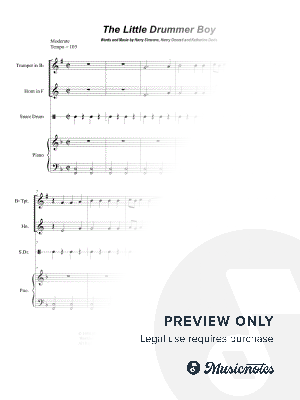 The Little Drummer Boy (Duet for Bb-Trumpet and French Horn)