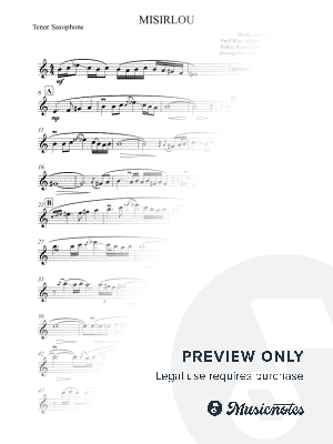 Misirlou - (Advanced Tenor Saxophone)