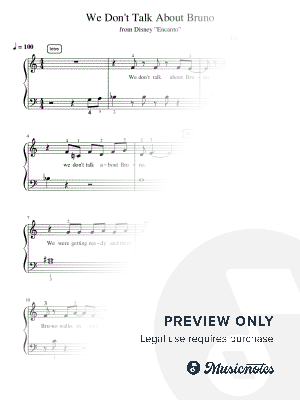 We Don't Talk About Bruno - Intermediate