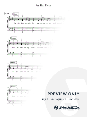 As the Deer - Pre-Advanced