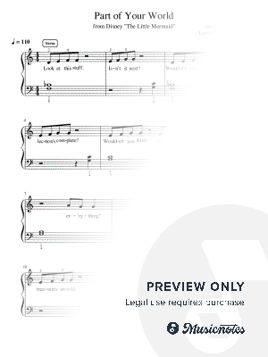 Part of Your World - Essentials by Simply Piano - Sheet Music