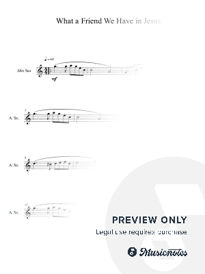 What a Friend We Have in Jesus (Alto Sax Solo)