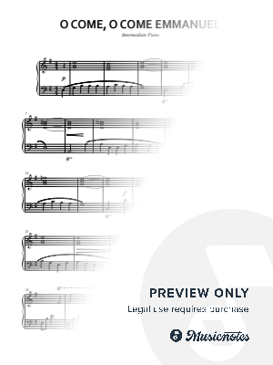 O Come, O Come, Emmanuel (Intermediate Piano Solo)