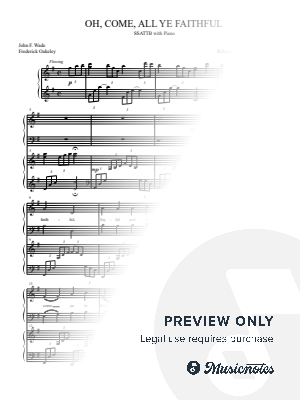 Oh, Come, All Ye Faithful (SATB)