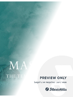 Master, the Tempest is Raging (Vocal Solo - Low)