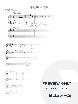 Miniature Overture from The Nutcracker by Tchaikovsky