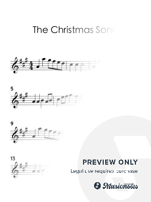 The Christmas Song (Chestnuts Roasting on an Open Fire) EASY VIOLIN