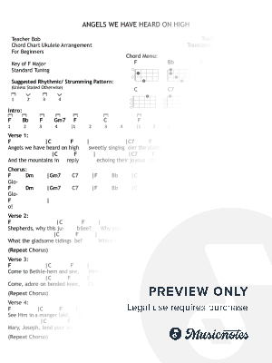 Angels We Have Heard On High (Ukulele)