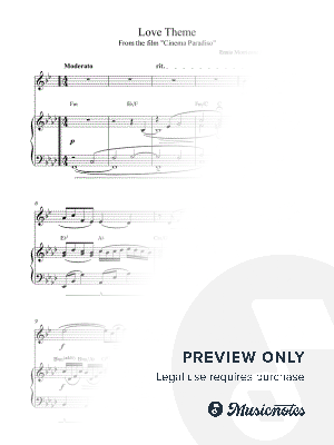 Cinema Paradiso (Tomaz Nedoh) Trumpet and Piano by Tomaz Nedoh - Sheet Music