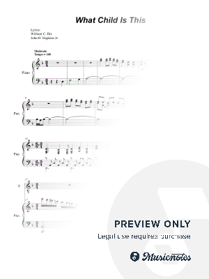 What Child Is This (Duet for Tenor and Bass solo)