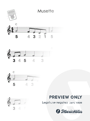 Musette I Bach I Easy Kalimba Sheet Music I TAB I Chords I How to Play for Absolute Beginners + GUIDE