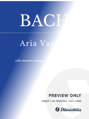 ARIA VARIATA (alla maniera italiana, BWV 989 in A Minor) - As played By Víkingur Ólafsson