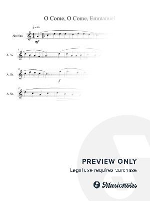 O Come, O Come, Emmanuel (Alto Sax Solo)