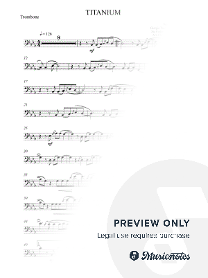 Titanium - David Guetta ft. Sia - Advanced Trombone