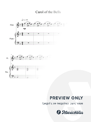 Carol of the Bells (Flute Solo with Piano Accompaniment)