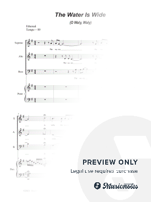 The Water Is Wide (O Waly, Waly) (SAB)