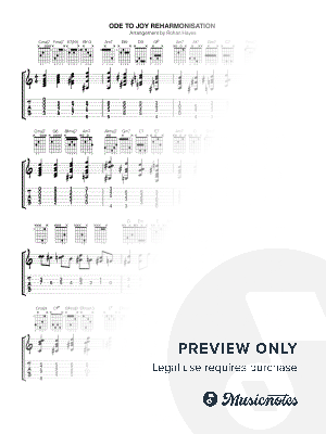 Ode To Joy - Beethoven (Guitar Reharmonisation)