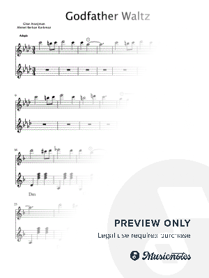 The Godfather Waltz (Duet Guitar)