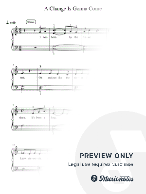 A Change Is Gonna Come - Intermediate by Simply Piano - Sheet Music