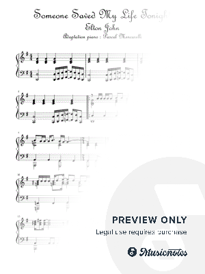 Someone Saved My Life Tonight