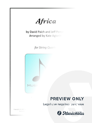 Africa - String Quartet