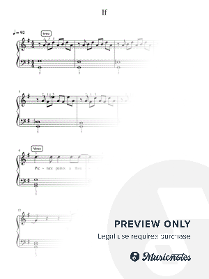 If - Pre-Advanced by Simply Piano - Sheet Music