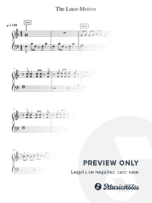 The Loco-Motion - Essentials by Simply Piano - Sheet Music