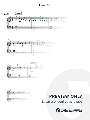 Love Me - Intermediate by Simply Piano - Sheet Music