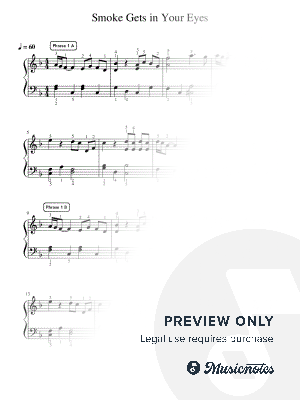 Smoke Gets in Your Eyes - Pre-Advanced