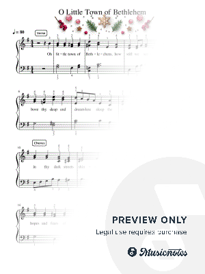 O Little Town of Bethlehem - Pre-Advanced