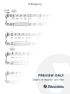 'S Wonderful - Pre-Advanced