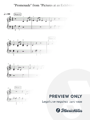 Pictures at an Exhibition: 1. Promenade