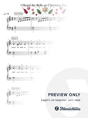 I Heard the Bells on Christmas Day - Intermediate