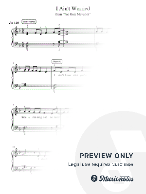 I Ain't Worried - Pre-Advanced