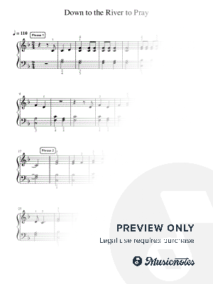 Down to the River to Pray [excerpt] - Pre-Advanced