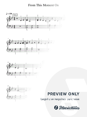 From This Moment On - Pre-Advanced