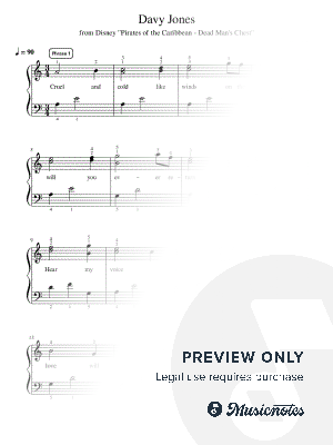 Davy Jones - Pre-Advanced by Simply Piano - Sheet Music