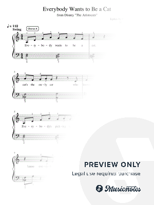 Ev'rybody Wants To Be a Cat - Pre-Advanced