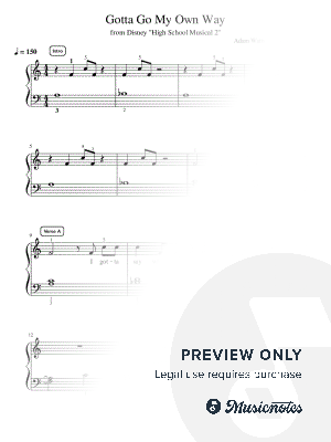 Gotta Go My Own Way - Intermediate by Simply Piano - Sheet Music