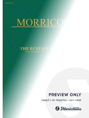 The Ecstasy Of Gold from THE GOOD, THE BAD AND THE UGLY for Orchestra