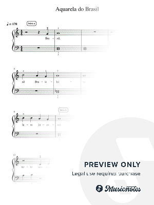 Brasil - Essentials by Simply Piano - Sheet Music