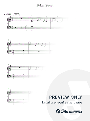 Baker Street - Intermediate by Simply Piano - Sheet Music