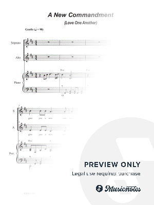 A New Commandment (Love One Another) (Duet for Soprano and Alto solo)