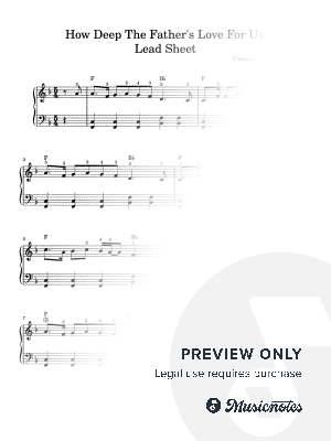 How Deep the Father's Love for Us [Quick Learn Solo - Beginner] (Stuart Townend) by Noteworthy - Sheet Music